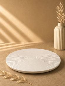 Temple Spiral Porselen Sunum Tabak 32 Cm