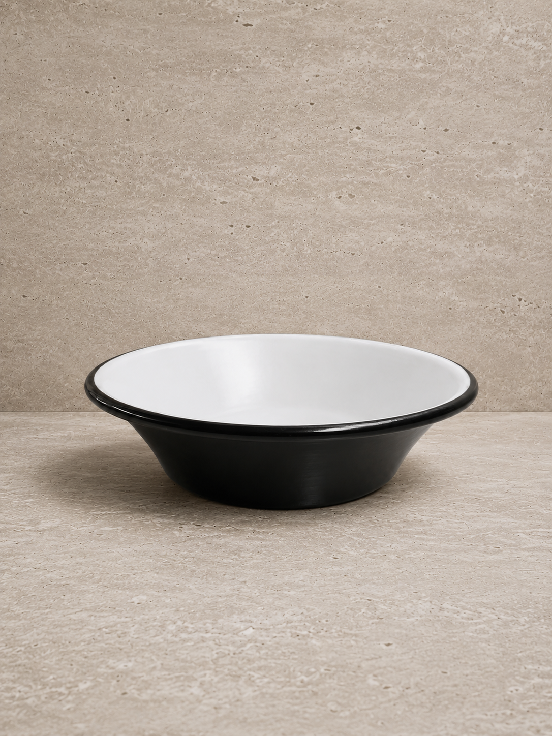 Simple Dark Yuvarlak Melamin Sunum Kasesi 30 Cm
