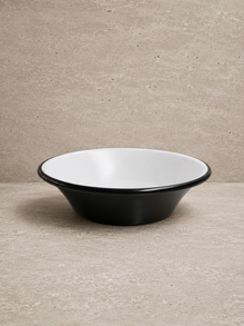 Simple Dark Yuvarlak Melamin Sunum Kasesi 30 Cm