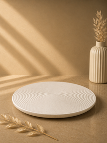 Temple Spiral Porselen Sunum Tabak 32 Cm