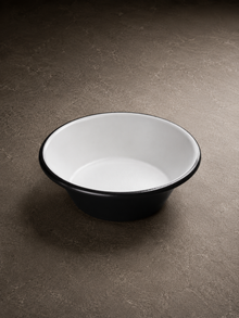 Simple Dark Yuvarlak Melamin Sunum Kasesi 30 Cm