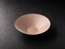 Simple Gold Yuvarlak Melamin Sunum Kasesi 26 Cm