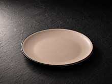 Simple Gold Yuvarlak Sunum Tabak 26 Cm