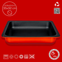 LAVA 2/3 Gastronom Küvet Dikdörtgen 35x32c