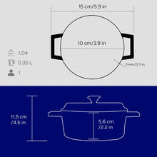Lava Döküm Mini Tencere Çap (Ø)10 cm